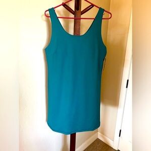 Ideology Athletic Dress - NWT Size Large. Built-in bra and shorts. Sequoia Green